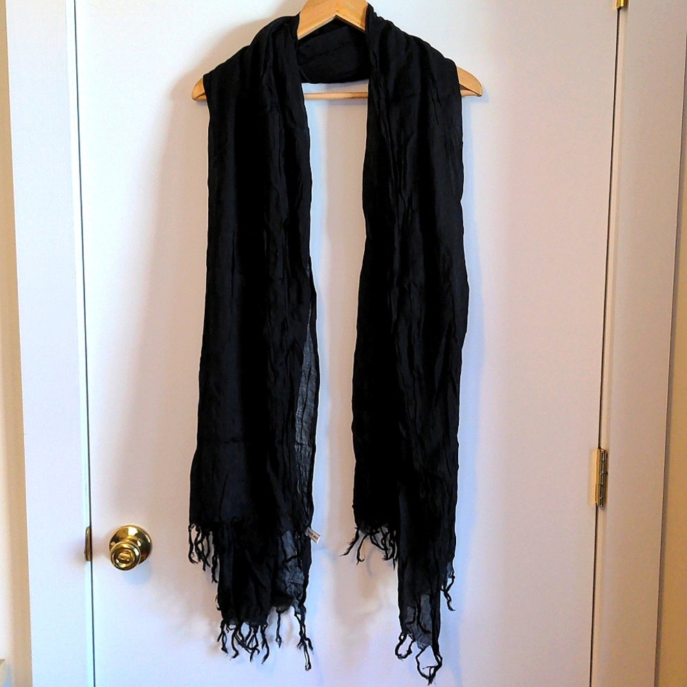NWOT Black Scarf / Shawl / Wrap